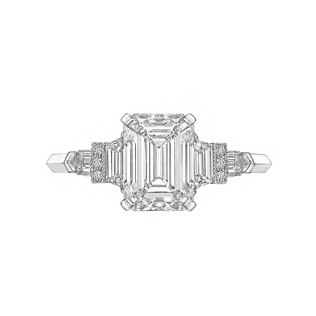 Raymond C. Yard, Emerald-cut Diamond Ring