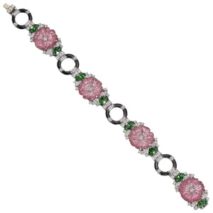 Pink-Tourmaline Bracelet