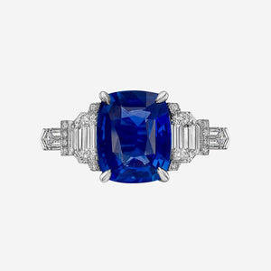 Raymond C. Yard, Sapphire and Diamond Ring